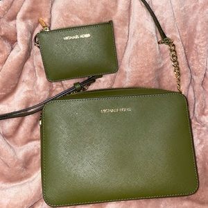 Michael Kors crossbody and wallet